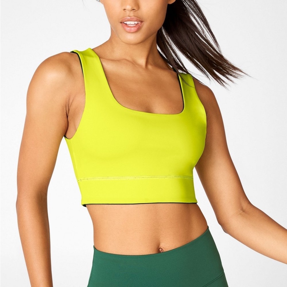 Fabletics Rainforest Citron Bra And Leggings Set - image 5